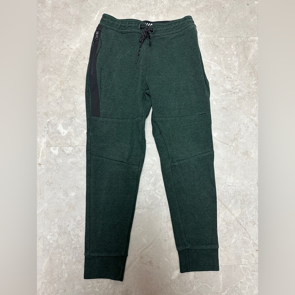 American Eagle Pants Mens sm Green Drawstring Warmup Jogger Sweatpants Gym Flex